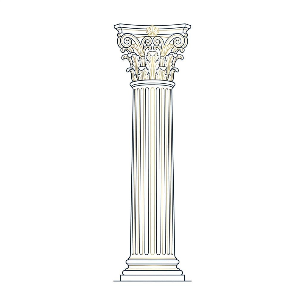 Corinthian Pillar Decoration
